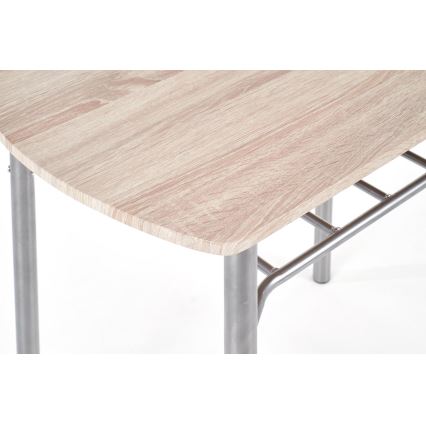 Balkon-Set LANCE 82x50 cm Metall/Sonoma-Eiche