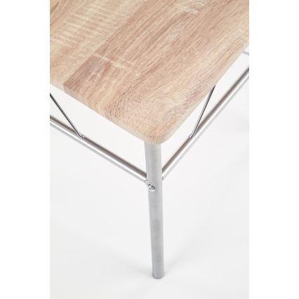 Balkon-Set LANCE 82x50 cm Metall/Sonoma-Eiche