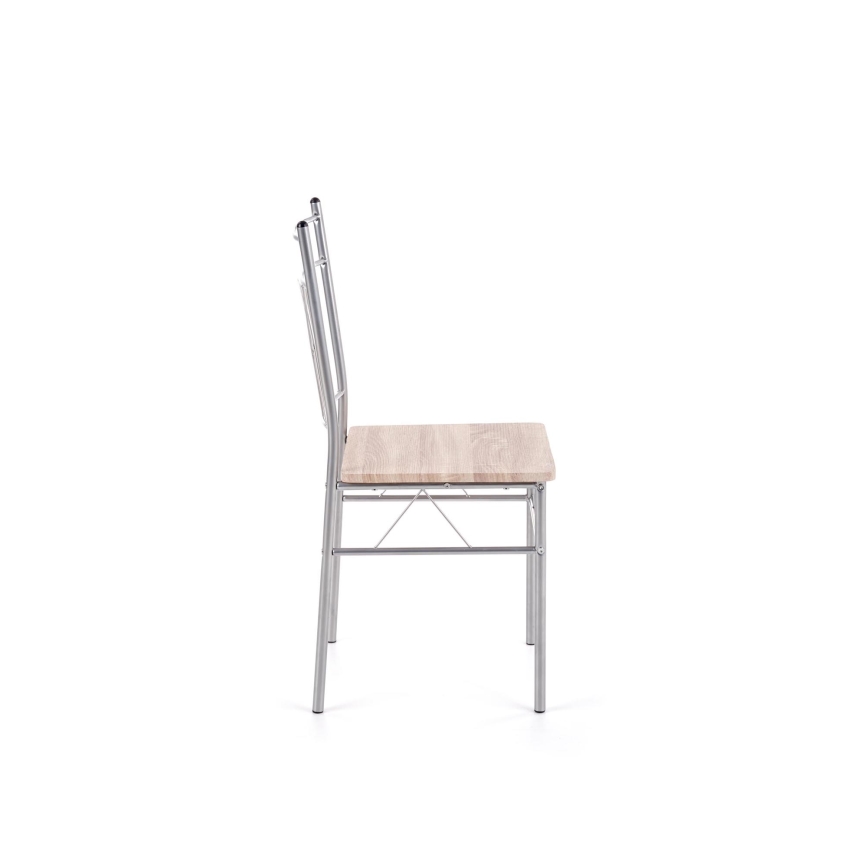Balkon-Set LANCE 82x50 cm Metall/Sonoma-Eiche