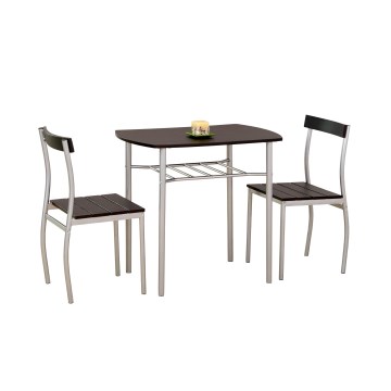 Balkon-Set LANCE 82x50 cm Metall/Wenge