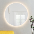 Baltica Design - LED-Badezimmer-Wandspiegel mit Hintergrundbeleuchtung BRIGHT LED/15W/230V 3000 K Ø 100 cm IP65