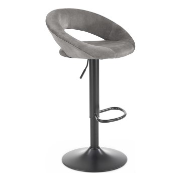 Barhocker 100x48 cm grau/anthrazit