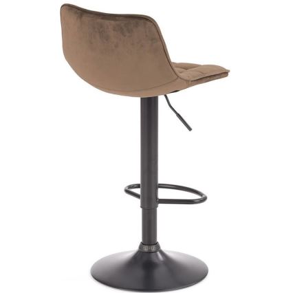 Barhocker 106x43 cm anthrazit/braun