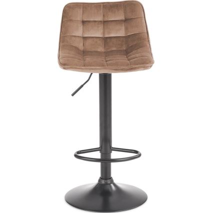 Barhocker 106x43 cm anthrazit/braun