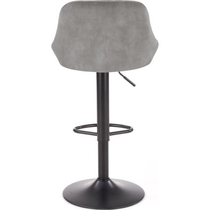 Barhocker 106x47 cm grau/schwarz