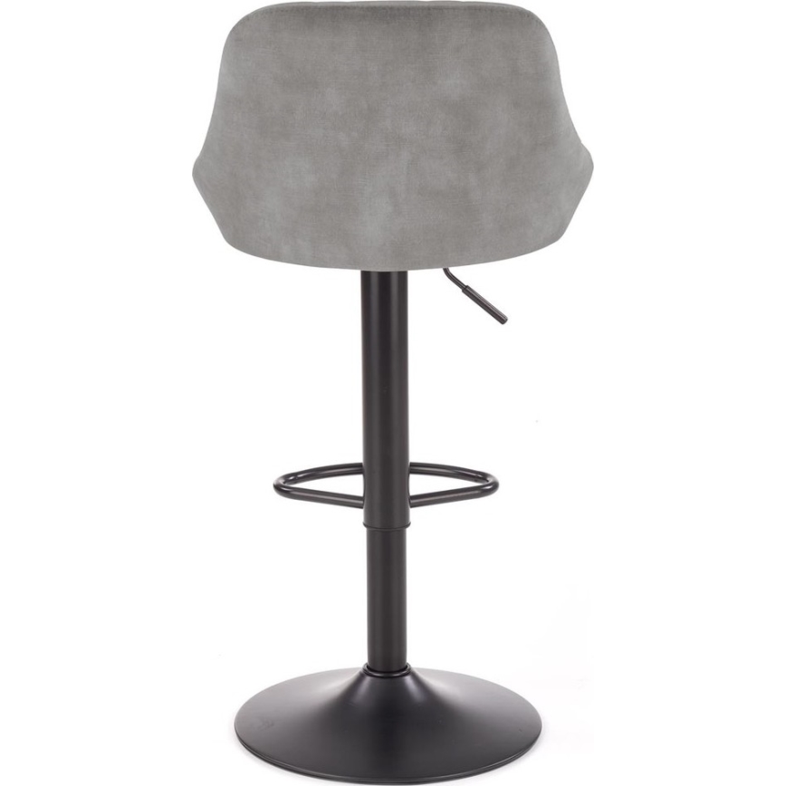 Barhocker 106x47 cm grau/schwarz