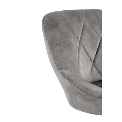 Barhocker 106x47 cm grau/schwarz