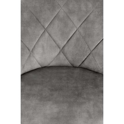 Barhocker 106x47 cm grau/schwarz
