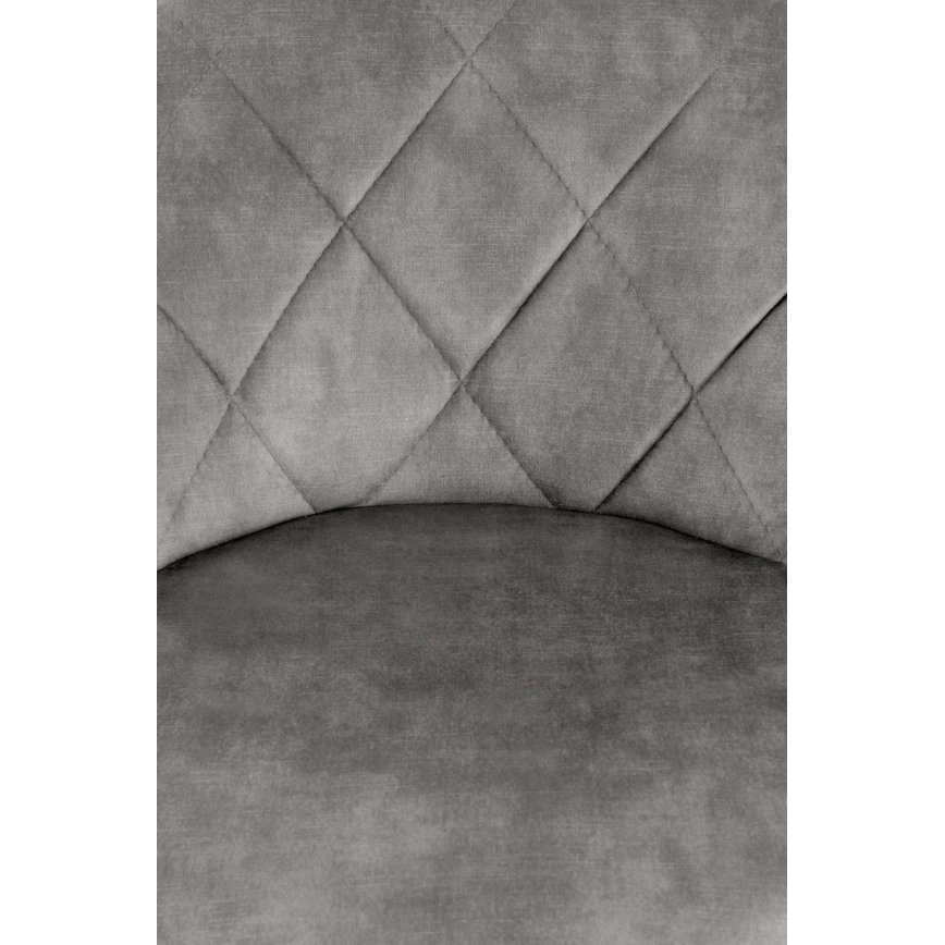 Barhocker 106x47 cm grau/schwarz