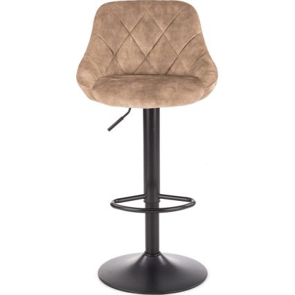 Barhocker 106x47 cm schwarz/braun