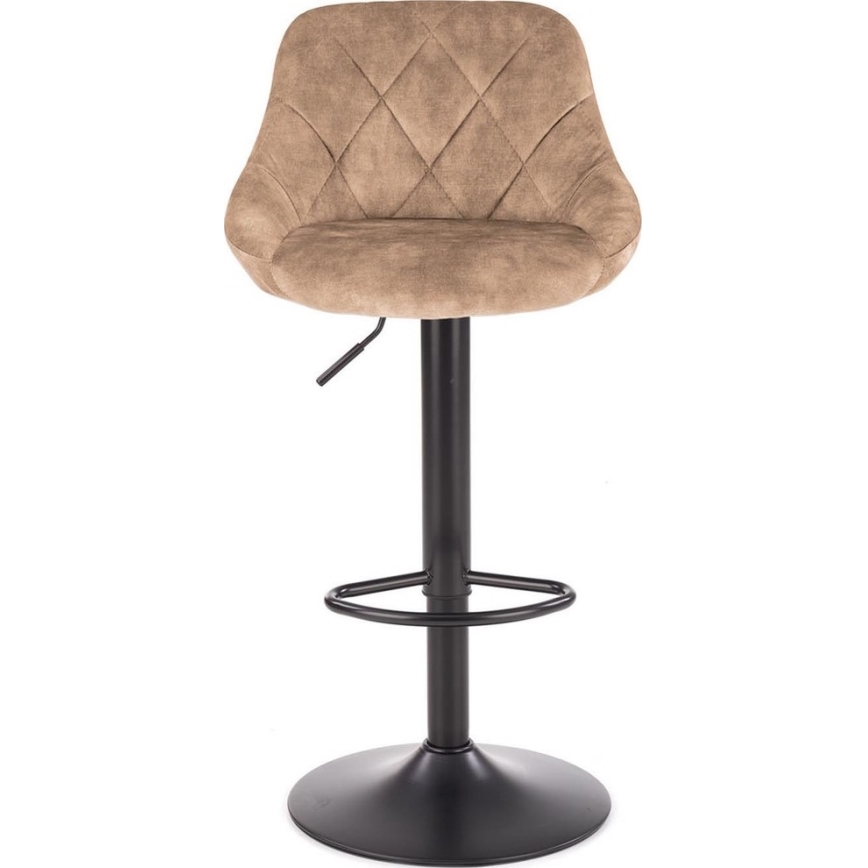 Barhocker 106x47 cm schwarz/braun