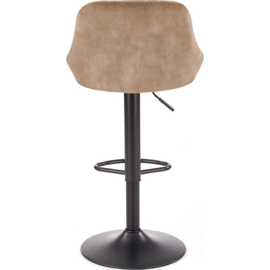 Barhocker 106x47 cm schwarz/braun