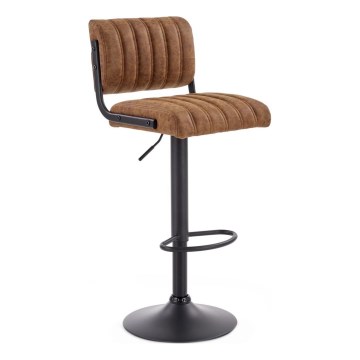 Barhocker 109x46 cm schwarz/braun