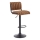 Barhocker 109x46 cm schwarz/braun