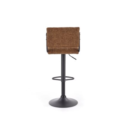 Barhocker 109x46 cm schwarz/braun