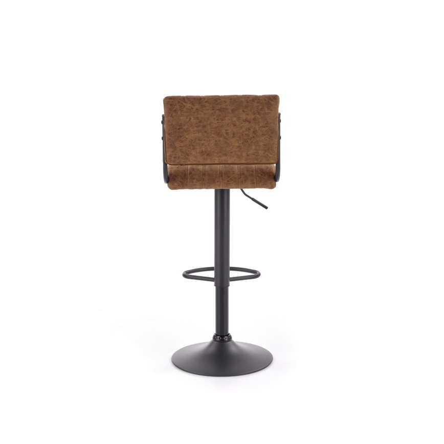 Barhocker 109x46 cm schwarz/braun