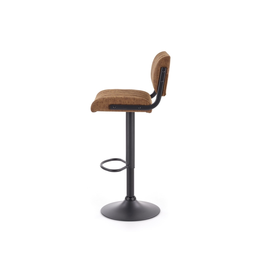 Barhocker 109x46 cm schwarz/braun