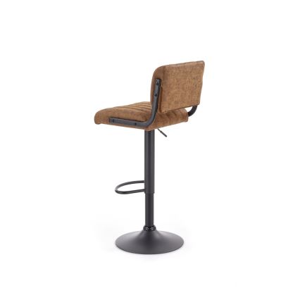 Barhocker 109x46 cm schwarz/braun