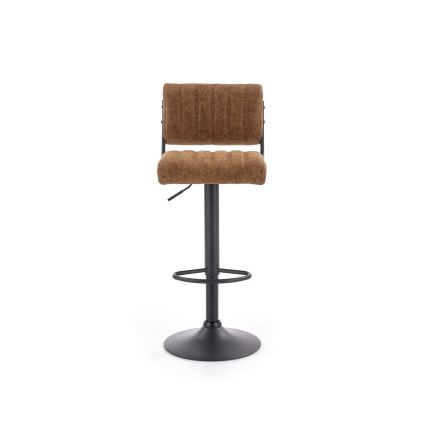 Barhocker 109x46 cm schwarz/braun