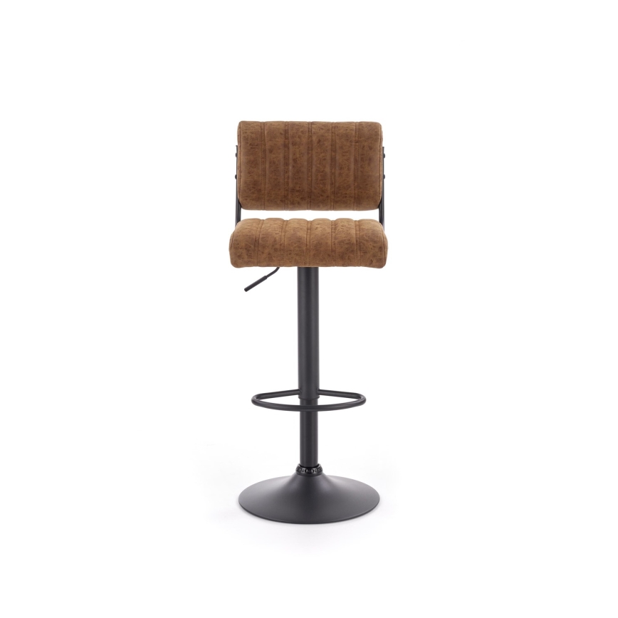 Barhocker 109x46 cm schwarz/braun