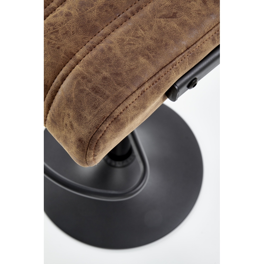 Barhocker 109x46 cm schwarz/braun