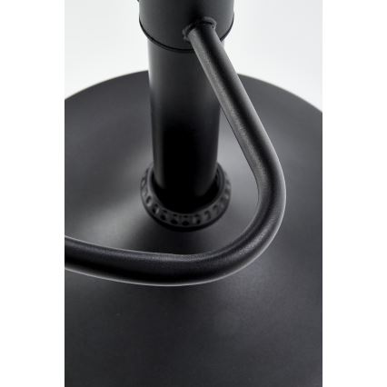 Barhocker 109x46 cm schwarz/braun