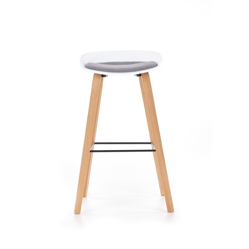 Barhocker 81x51 cm beige/weiß