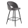Barhocker 89x49 cm grau/schwarz