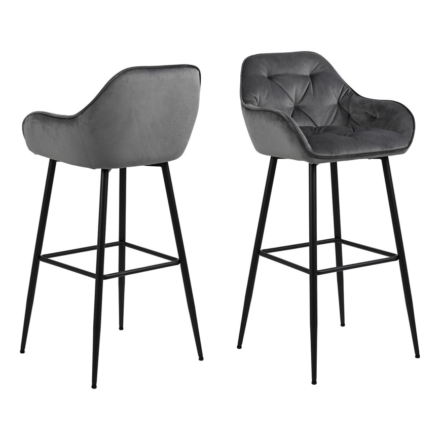 Barhocker AYLIN 1 Stk. dunkelgrau
