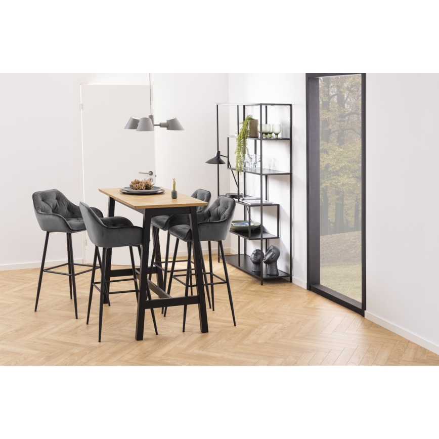 Barhocker AYLIN 1 Stk. dunkelgrau