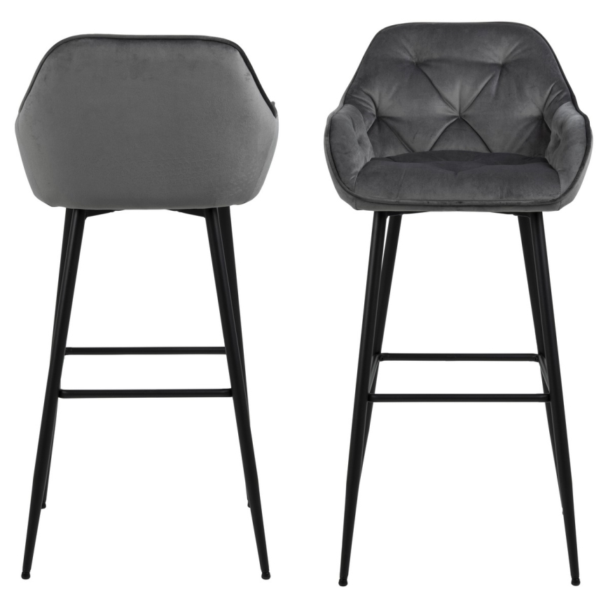 Barhocker AYLIN 1 Stk. dunkelgrau