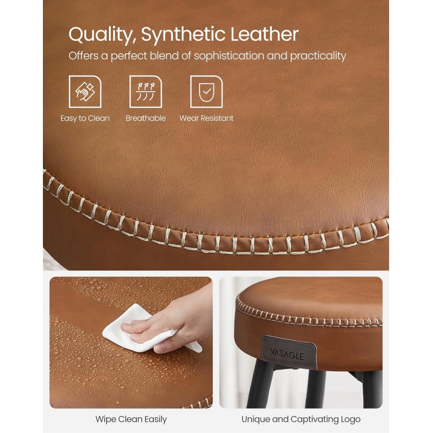 Barhocker LIOR, braun/schwarz