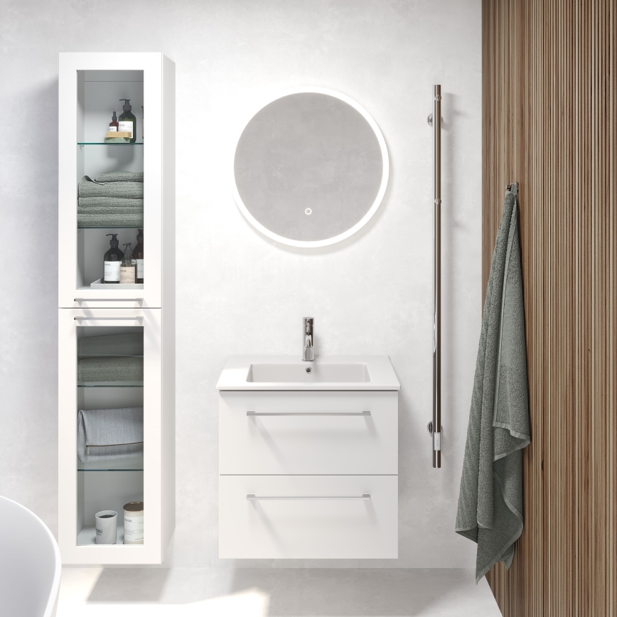 BATH DELUXE 01-060-08-58-00 - LED-Badezimmerspiegel mit Hintergrundbeleuchtung FORNAES LED/10,1W/230V IP44