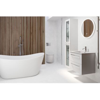 BATH DELUXE 01-060-08-58-00 - LED-Badezimmerspiegel mit Hintergrundbeleuchtung FORNAES LED/10,1W/230V IP44
