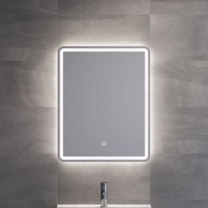 BATH DELUXE 01-060-51-58-00 - LED-Badezimmerspiegel mit Hintergrundbeleuchtung TARS LED/24,8W/230V IP44