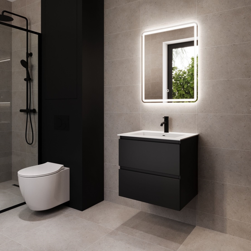 BATH DELUXE 01-060-51-58-00 - LED-Badezimmerspiegel mit Hintergrundbeleuchtung TARS LED/24,8W/230V IP44