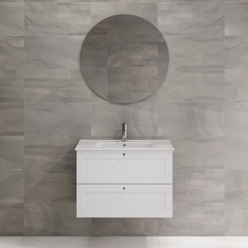 BATH DELUXE 01-080-00-58-00 - Badezimmerspiegel NORDBORG d 80 cm
