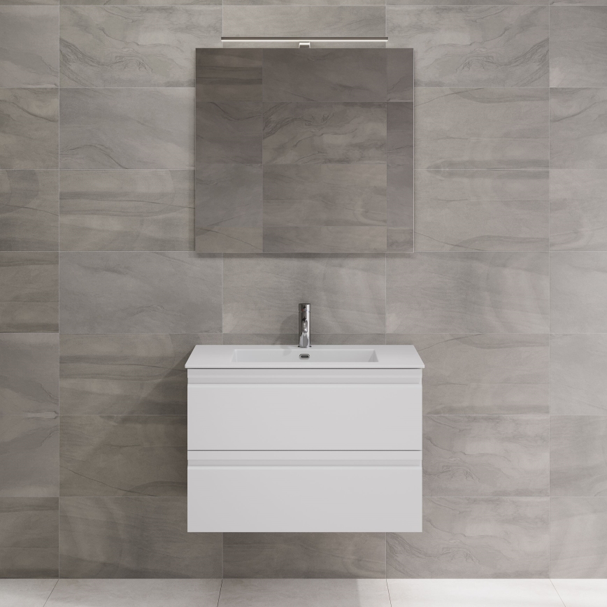BATH DELUXE 01-080-01-58-00 - Badezimmerspiegel NORDBORG 80x75 cm