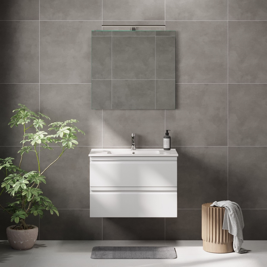 BATH DELUXE 01-080-01-58-00 - Badezimmerspiegel NORDBORG 80x75 cm