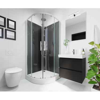 BATH DELUXE 01-080-01-58-00 - Badezimmerspiegel NORDBORG 80x75 cm