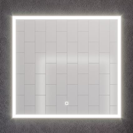 BATH DELUXE 01-080-07-58-00 - LED-Badezimmerspiegel mit Hintergrundbeleuchtung FORNAES LED/15,6W/230V IP44
