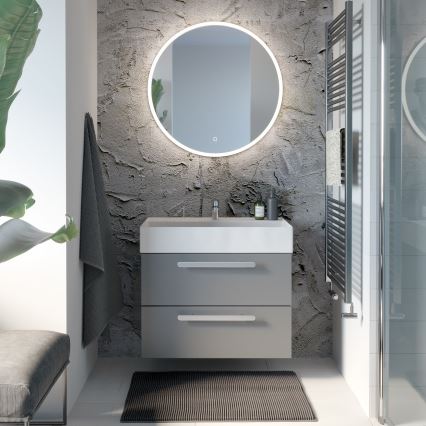 BATH DELUXE 01-080-08-58-00 - LED-Badezimmerspiegel mit Hintergrundbeleuchtung FORNAES LED/13,8W/230V IP44