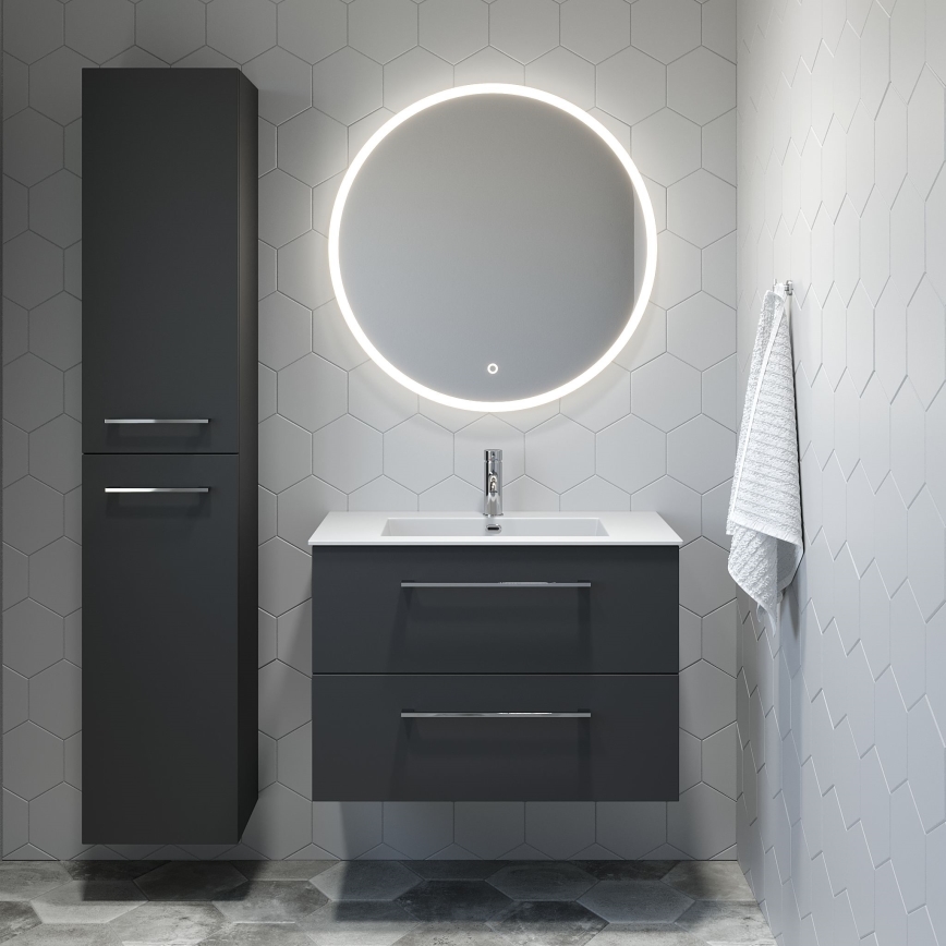 BATH DELUXE 01-080-08-58-00 - LED-Badezimmerspiegel mit Hintergrundbeleuchtung FORNAES LED/13,8W/230V IP44