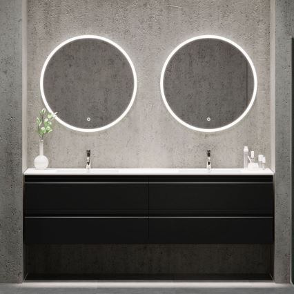 BATH DELUXE 01-080-08-58-00 - LED-Badezimmerspiegel mit Hintergrundbeleuchtung FORNAES LED/13,8W/230V IP44
