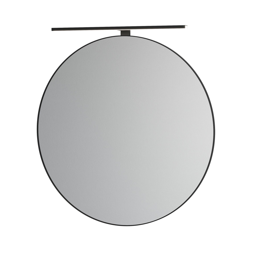 BATH DELUXE 01-080-09-02-00 - Badezimmerspiegel BORGSTED d 80 cm schwarz