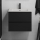 BATH DELUXE 03-060-63-02-01 - Badezimmerschrank mit Waschbecken KENWOOD 61 cm matt schwarz