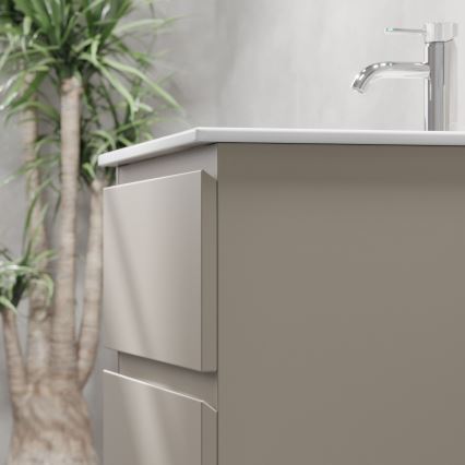 BATH DELUXE 03-060-63-29-01 - Badezimmerschrank mit Waschbecken KENWOOD 61 cm marakesh