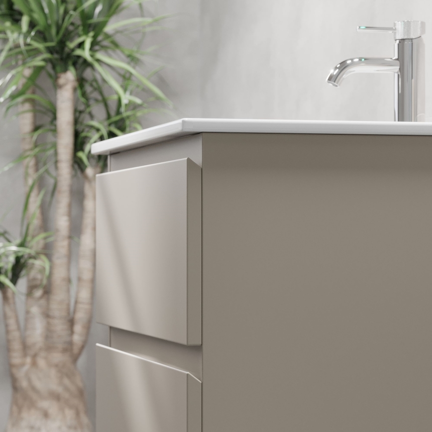 BATH DELUXE 03-060-63-29-01 - Badezimmerschrank mit Waschbecken KENWOOD 61 cm marakesh