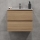 BATH DELUXE 03-060-64-86-01 - Badezimmerschrank mit Waschbecken KENWOOD 61 cm Eiche