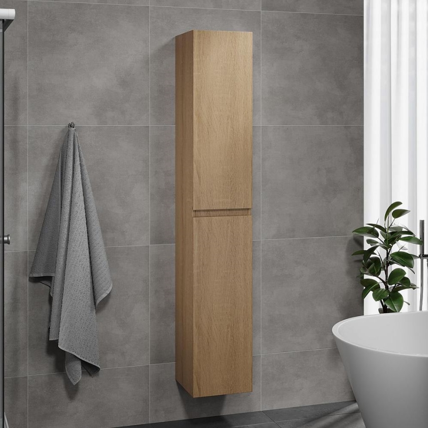 BATH DELUXE 04-030-64-86-01 - Badezimmerschrank KENWOOD 186 cm Eiche